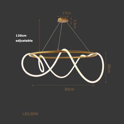 suspension design en forme de notes de musique élégantes - vue 14 sur 22
