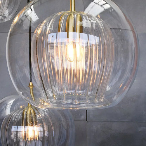 suspension en verre de luxe pour intérieur moderne - vue 2 sur 8