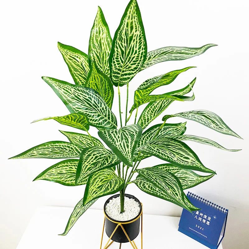 plante artificielle monstera tropicale à feuilles décoratives pour intérieur jardin - vue 3 sur 13