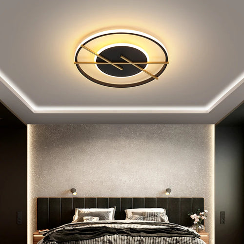 plafonnier led rond moderne pour décoration intérieure lumineuse - vue 4 sur 10