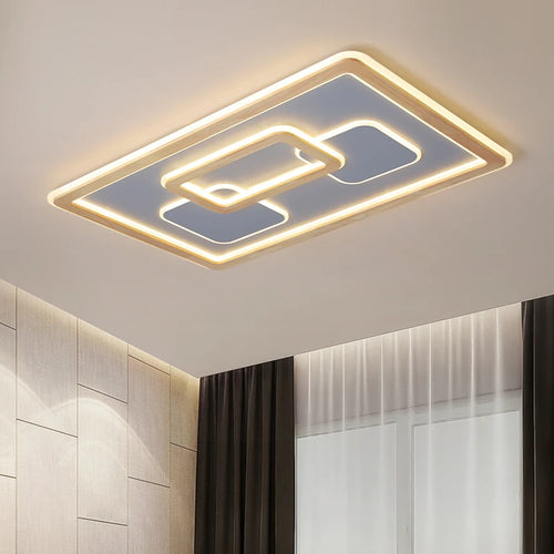 plafonniers led modernes à luminosité réglable pour décoration - vue 2 sur 11