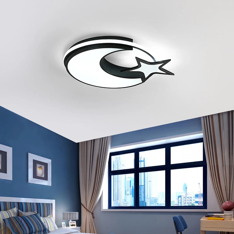 plafonnier avec télécommande pour un éclairage moderne intérieur - vue 5 sur 10