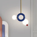 suspension moderne minimaliste en résine gourde