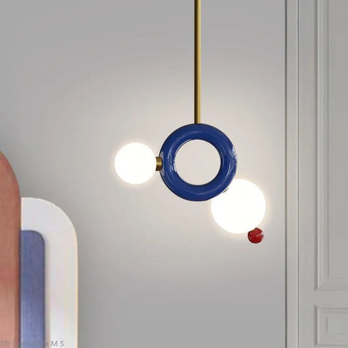 suspension moderne minimaliste en résine gourde - vue 2 sur 9