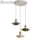 lustre moderne en fer forgé style macaron créatif pour intérieur