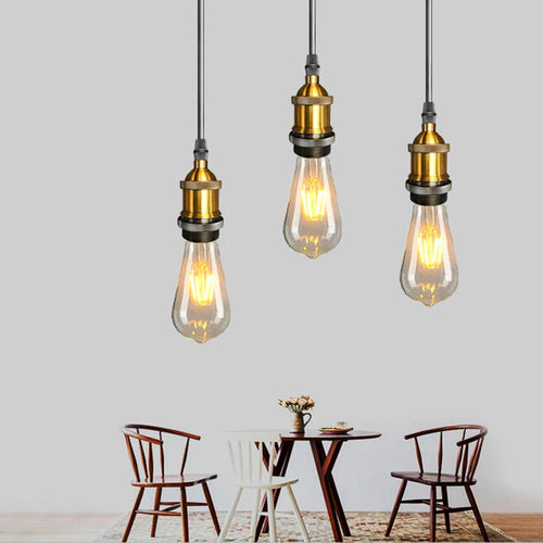 suspension rétro en aluminium style industriel pour décoration intérieure - vue 10 sur 22