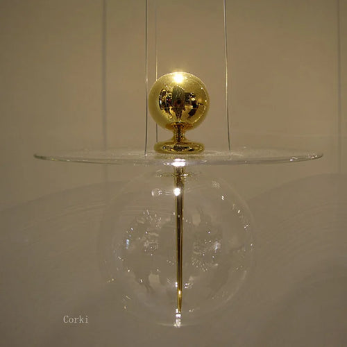 suspension en verre design nordique pour intérieur décoratif - vue 6 sur 8