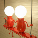 applique murale moderne en fer humanoïde luminaire décoratif d'intérieur