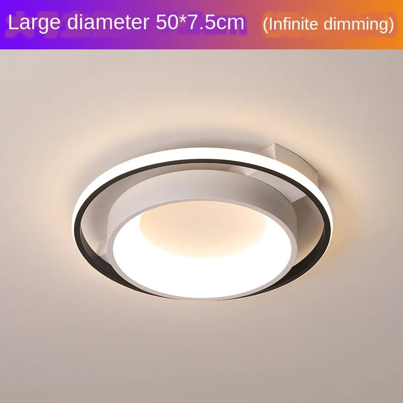 plafonnier led moderne pour éclairage intérieur esthétique - vue 5 sur 6