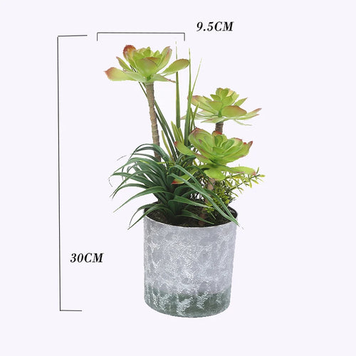 cactus tropical artificiel pour décoration de bureau - vue 12 sur 12