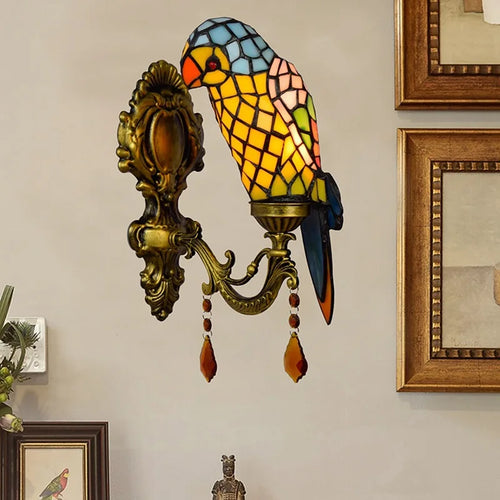 applique murale led tiffany pour décoration intérieure originale - vue 6 sur 20
