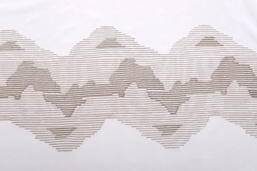 Voilage tulle brodé motifs géométriques style européen salon - vue 9 sur 8