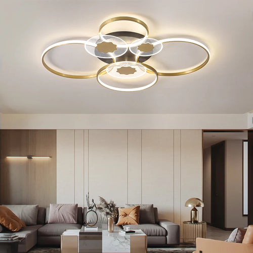 plafonnier décoratif moderne pour intérieur lumineux et élégant - vue 2 sur 8