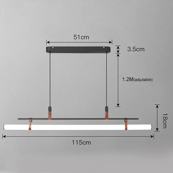 Suspension minimaliste pour salle à manger - vue 8 sur 9