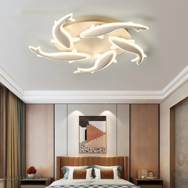 plafonnier led nordique moderne intérieur - vue 2 sur 10