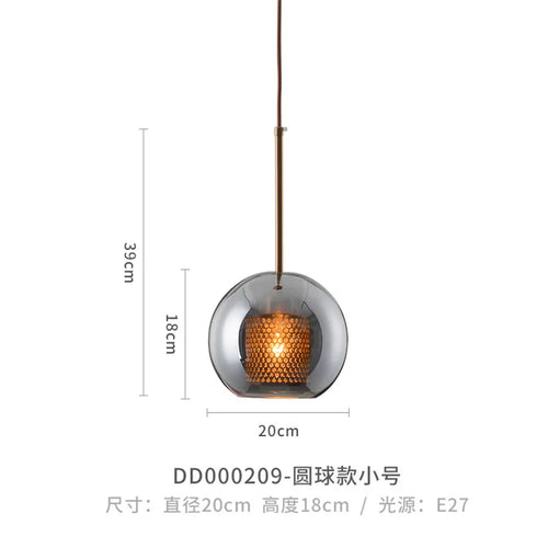 suspension moderne en verre pour décoration intérieure élégante - vue 17 sur 17