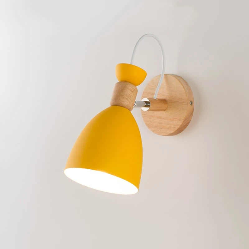 applique murale nordique moderne minimaliste macaron led
