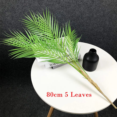 plantes tropicales palmier artificiel avec feuilles monstera décoration jardin - vue 9 sur 12