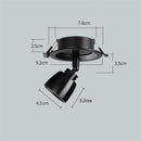 plafonnier led moderne à angle réglable pour cuisine