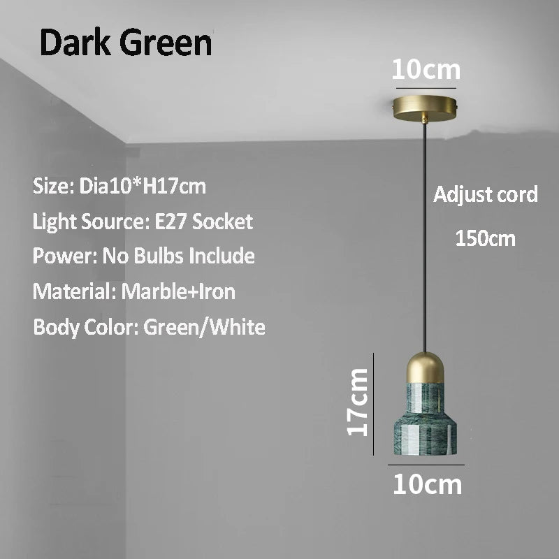 suspension en marbre design pour intérieur moderne et élégant - vue 5 sur 8