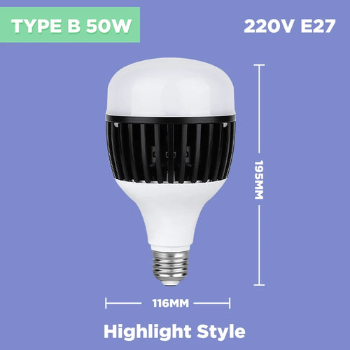 ampoule led moderne haute puissance pour éclairage industriel et garage - vue 16 sur 15