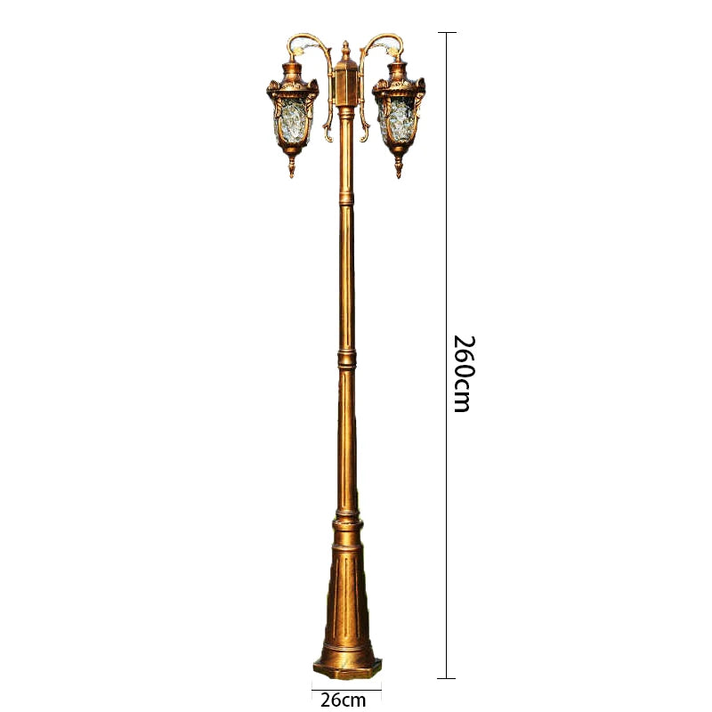 (H≈2.6M)Villa Home Outdoor Garden Light Park Community Landscape Street Project Lighting Street Lamp - vue 8 sur 10