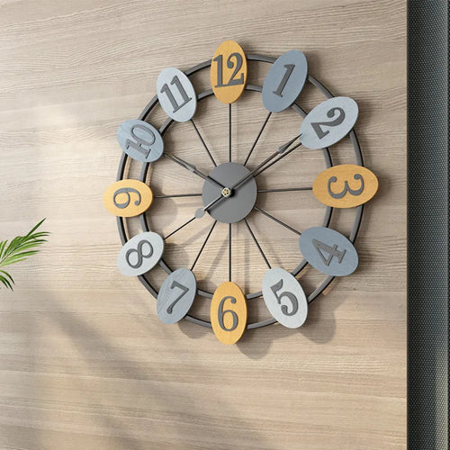 horloge murale silencieuse moderne pour décoration intérieure élégante - vue 7 sur 6