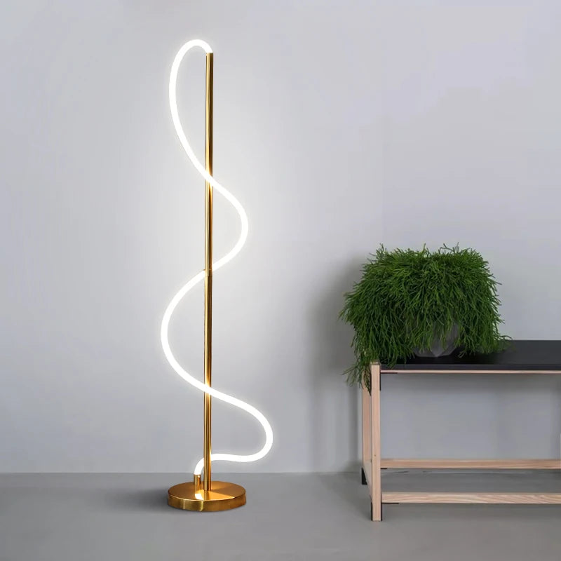 LED postmoderne musique Notes LED lumière lampadaire foyer étude - vue 2 sur 21