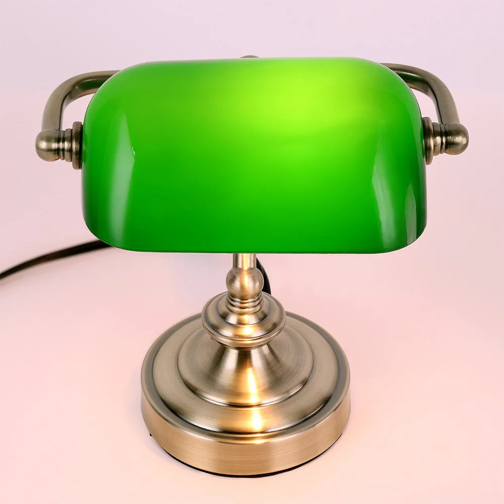 Rétro mini lampe de bureau protection des yeux LED G9 banque lampe de bureau chambre chevet café bureau bar table café décor lampe de table - vue 5 sur 6