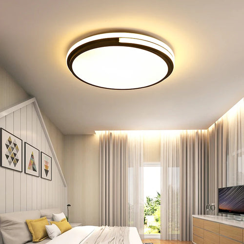 plafonnier led rond avec luminosité réglable pour intérieur - vue 2 sur 8