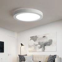 plafonnier led moderne à intensité variable en fer pour intérieur