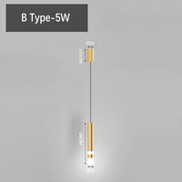 mini suspension led créatives pour éclairage intérieur