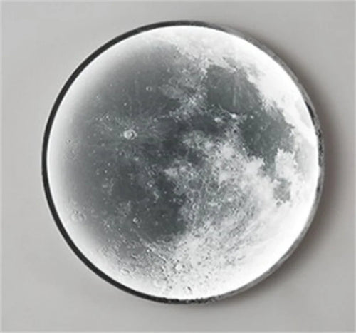applique murale lune design moderne éclairage décoratif pour intérieur - vue 5 sur 10