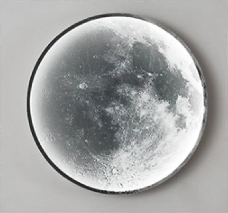 applique murale lune design moderne éclairage décoratif pour intérieur - vue 4 sur 10