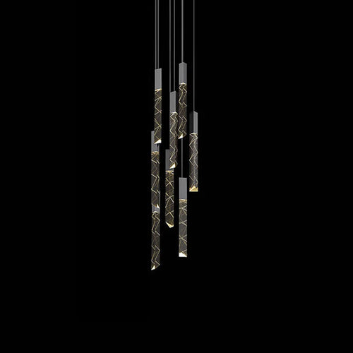 lustre moderne en cristal pour décoration intérieure élégante - vue 2 sur 15