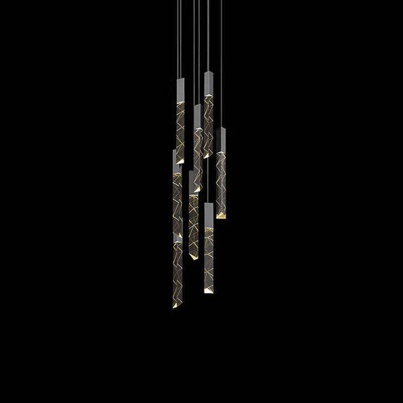 lustre moderne en cristal pour décoration intérieure élégante - vue 1 sur 15