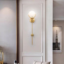 applique murale en cuivre éclairage led créatif nordique moderne