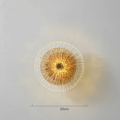 applique murale de luxe en verre design moderne personnalisable