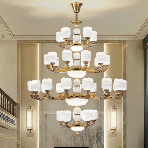 lustre chinois grande taille pour décoration d'intérieur élégant - vue 2 sur 18