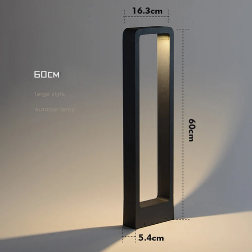 Lumières extérieures lumières de jardin lumières de pelouse modernes en aluminium étanche IP54 Villas lumières de paysage lumières de pelouse de paysage de cour - vue 6 sur 10