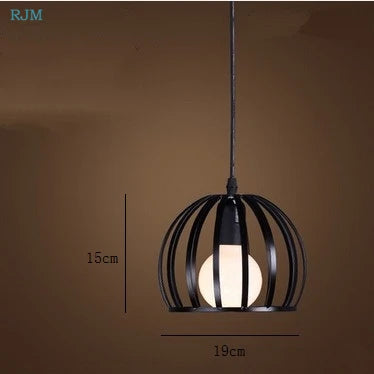 lampes suspendues industrielles vintage nordiques pour bars et restaurants - vue 9 sur 10