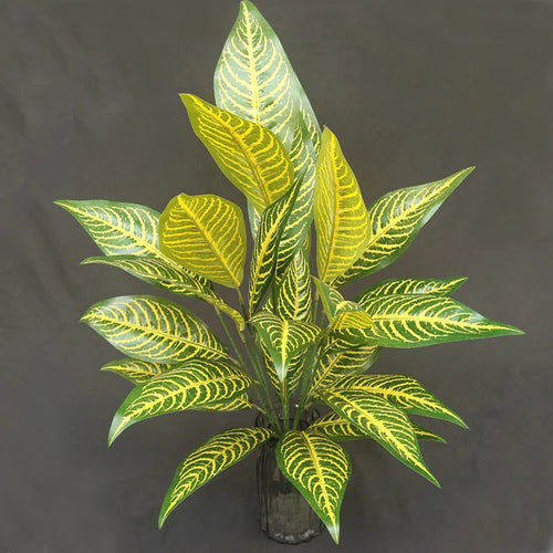 branches de palmier artificielles tropicales décoratives en plastique - vue 12 sur 13