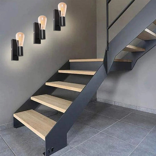 applique murale style industriel rétro pour bars et restaurants - vue 6 sur 9