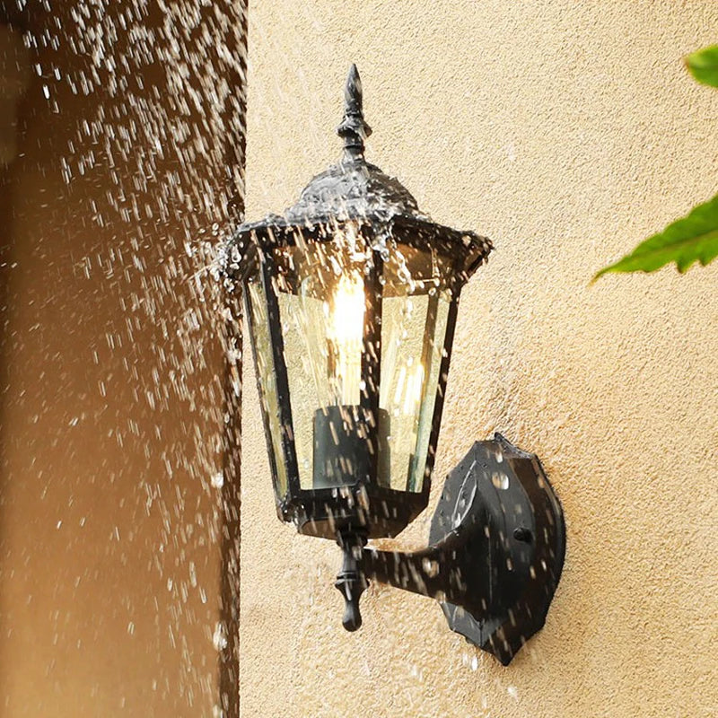 applique murale rétro étanche pour jardin et balcon - vue 6 sur 10