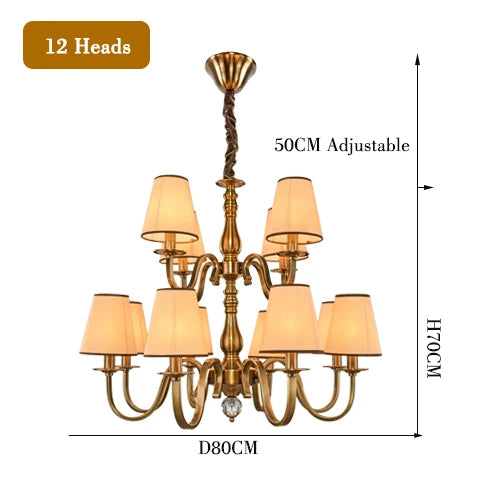 Lustre de luxe classique - vue 14 sur 15