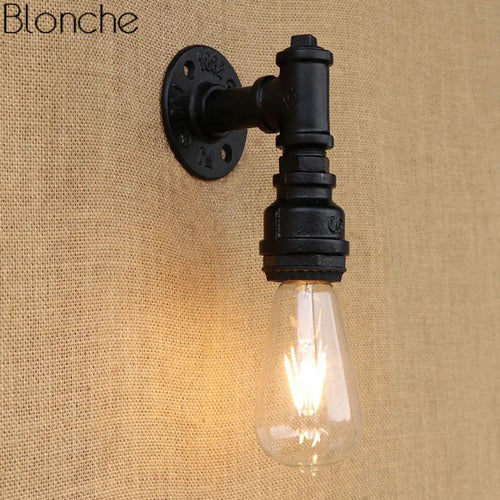 applique murale rétro en fer style industriel pour décoration intérieure - vue 2 sur 8