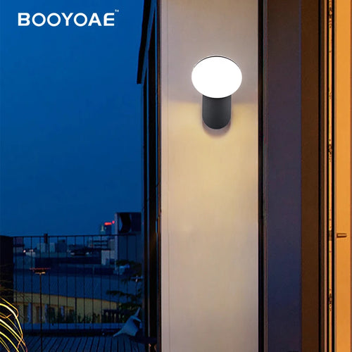 Lumière extérieure Induction décorative étanche applique murale lampe balcon terrasse porte d'entrée porche décoration jardin éclairage mural - vue 7 sur 6