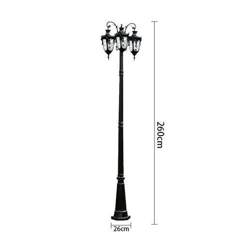(H≈2.6M)Villa Home Outdoor Garden Light Park Community Landscape Street Project Lighting Street Lamp - vue 10 sur 10