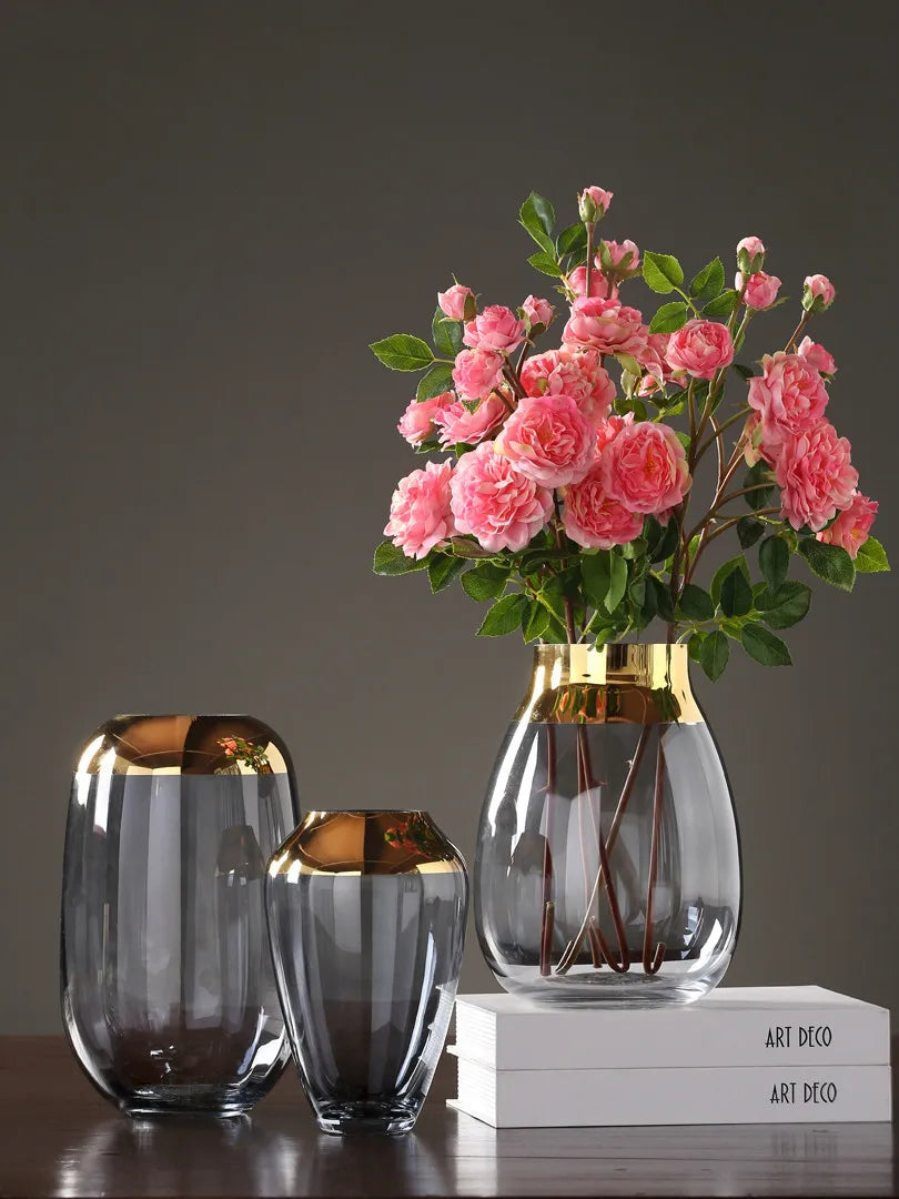 vase en verre créatif pour arrangements floraux modernes artisanaux - vue 4 sur 11