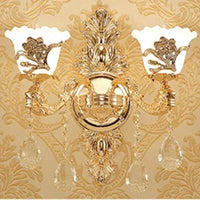 applique murale en cristal design moderne pour intérieur élégant